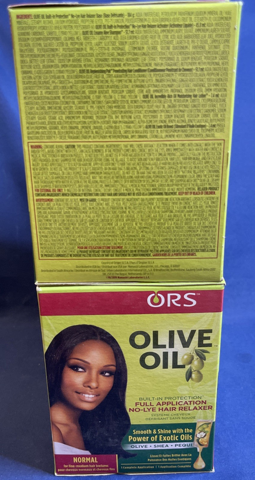 No Lye Hair Relaxer Set - Normal Strength for Hair Straightening