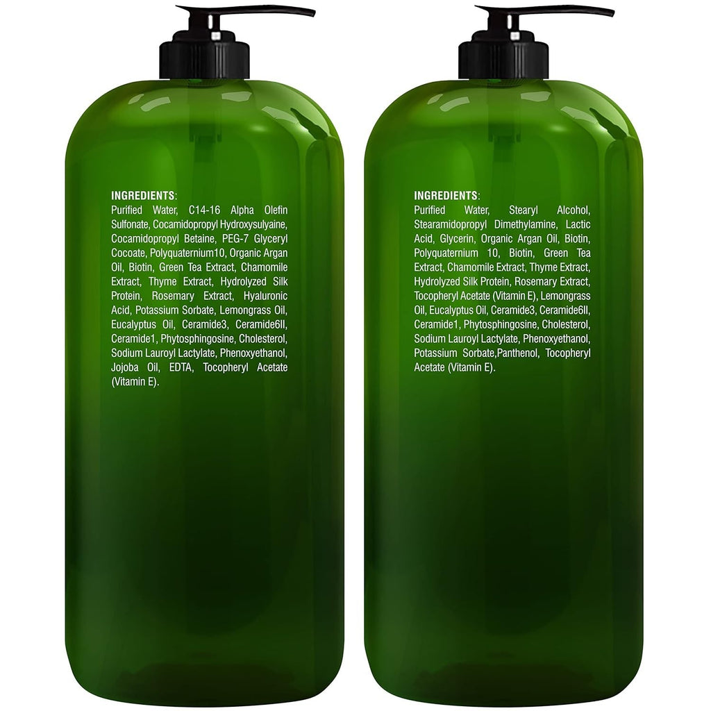 Sulfate-Free Biotin Hair Growth Set with Essential Oils - Color Safe & Gentle