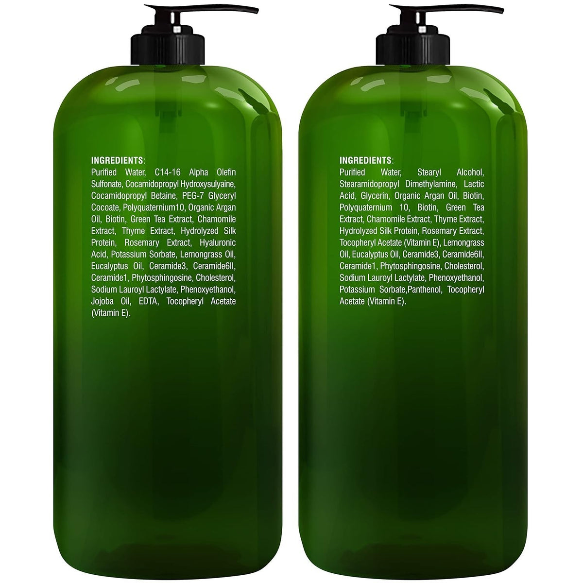 Sulfate-Free Biotin Hair Growth Set with Essential Oils - Color Safe & Gentle