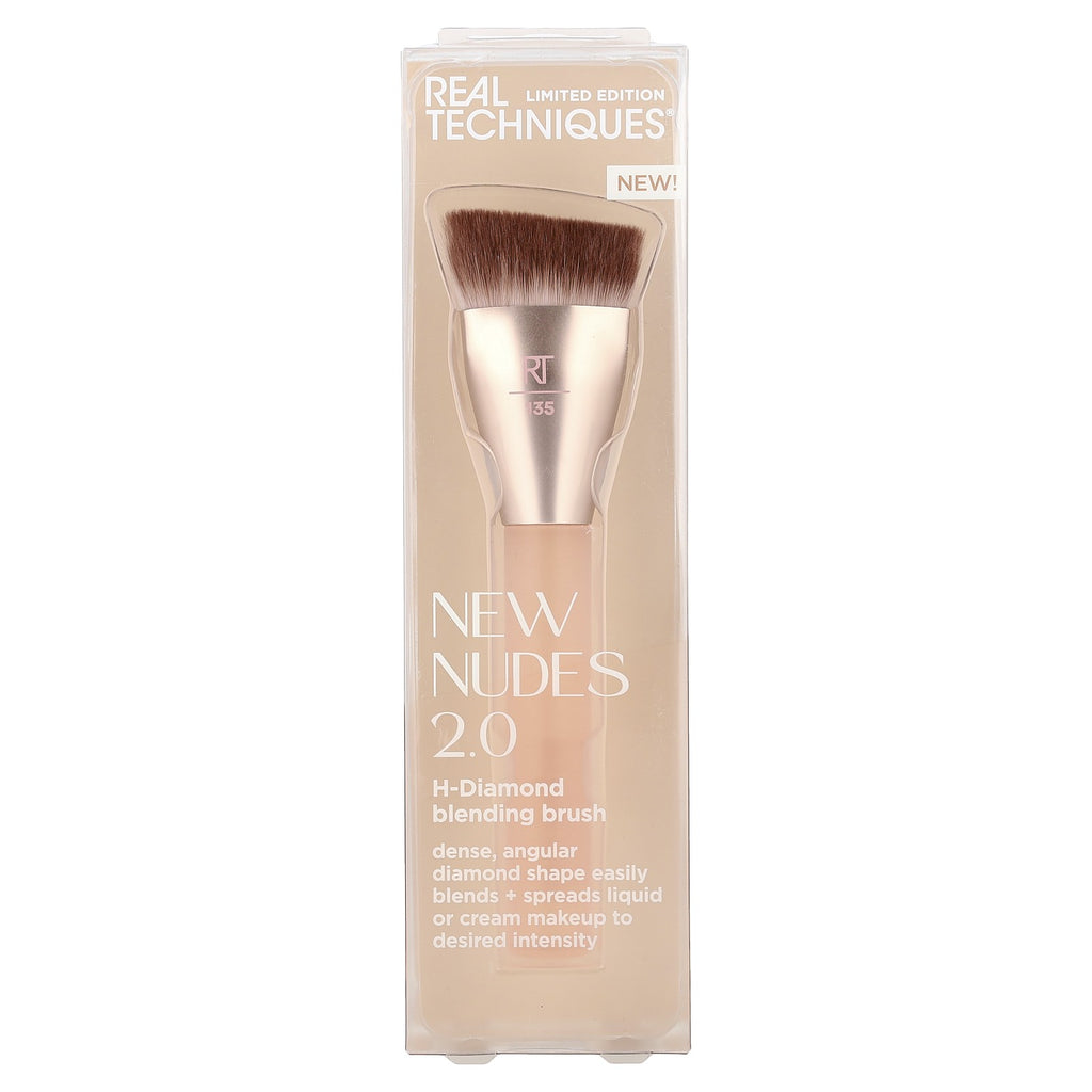 Makeup Blending Brush - Dense Angular Diamond Shape for Liquid & Cream