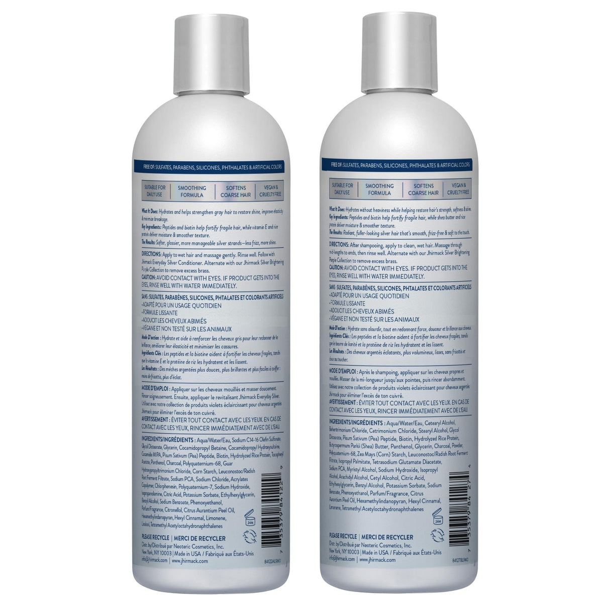 Gray Hair Moisture Shampoo & Conditioner Set - Sulfate-Free, 12 Oz