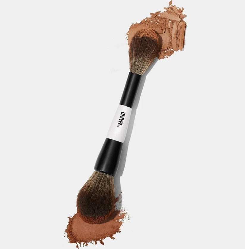 Makeup By Mario F2 Dual-End Brush - Powder, Contour & Blush
