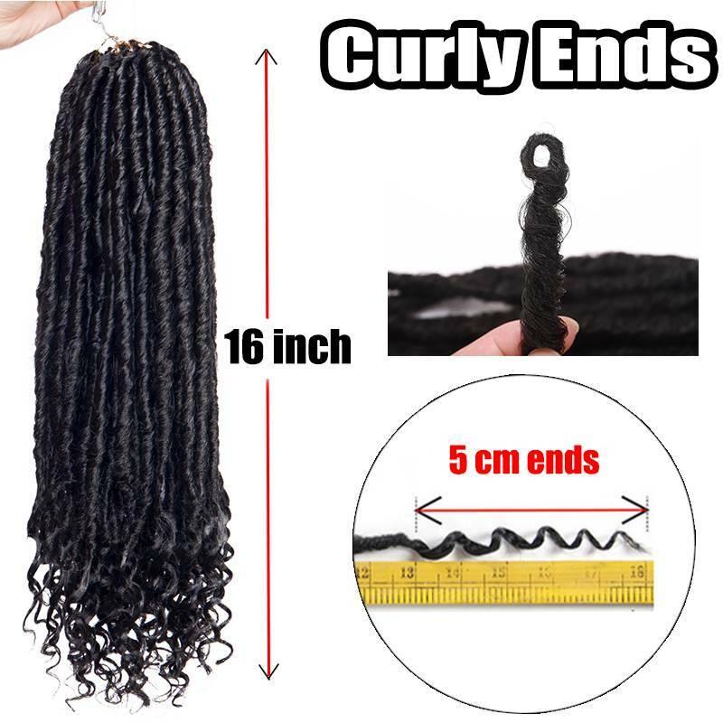 Premium Crochet Locs Faux Braiding Hair Extensions - Soft & Tangle-Free