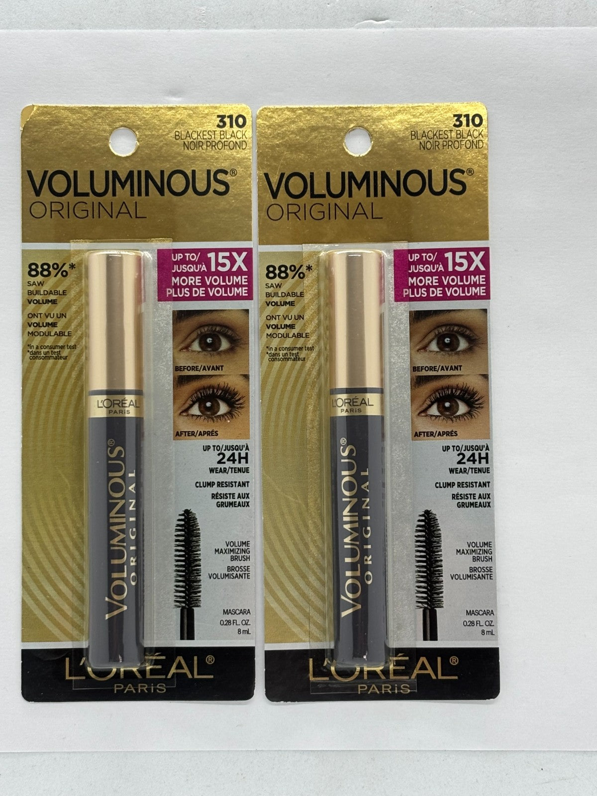 Voluminous Original Black Mascara 2-Pack - L'Oreal Paris