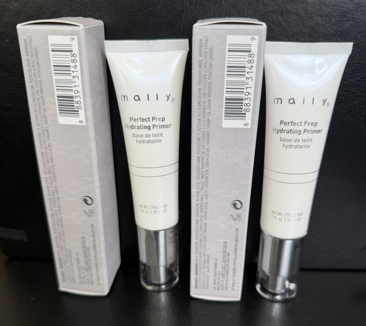 Hydrating Face Primer Set - 2 x 1.0oz Makeup Base for Flawless Skin