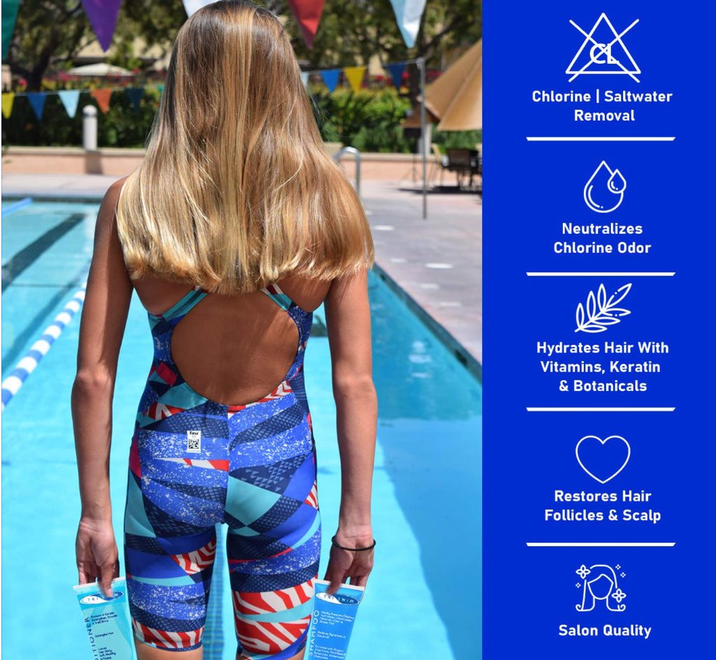 Swimmers Shampoo Chlorine Removal Hair Care for Athletes - 8.5 fl oz