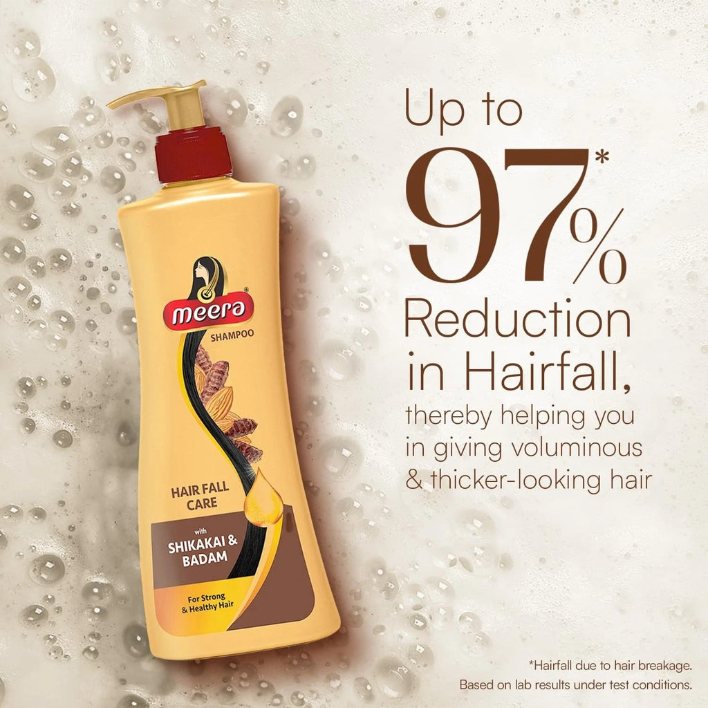 Herbal Hairfall Care Shampoo with Shikakai & Almond 340ml - Unisex Natural Cleansing