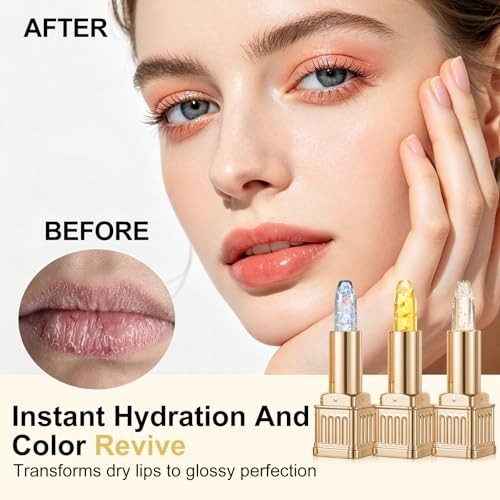 Color Changing Lipstick with pH-Activated Custom Shade - Hydrating and Long-Lasting