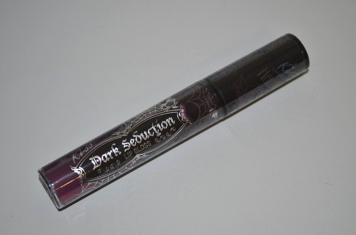 4-Pack Black Lip Gloss Set - Limited Edition Vampire Gothic Halloween