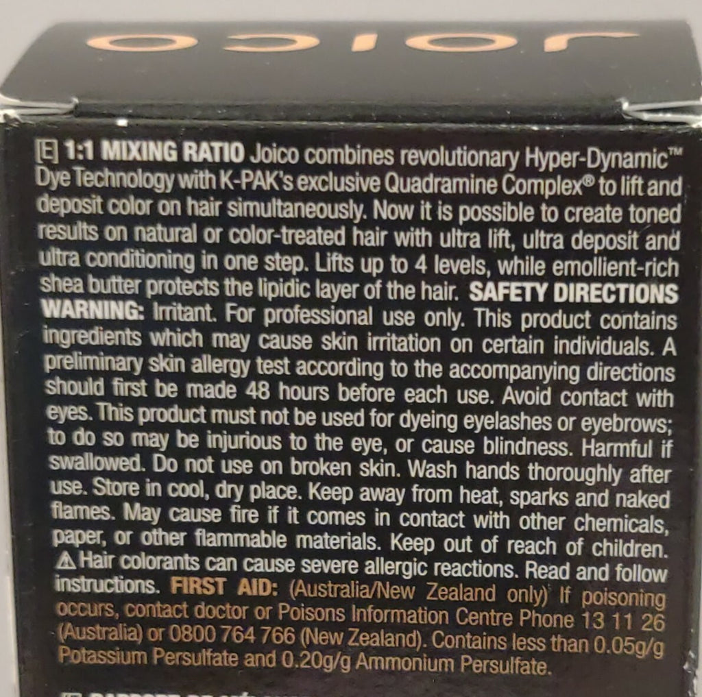 Joico Duo Light Copper Tonal Creme Lightener - 8.5 oz Hair Bleach