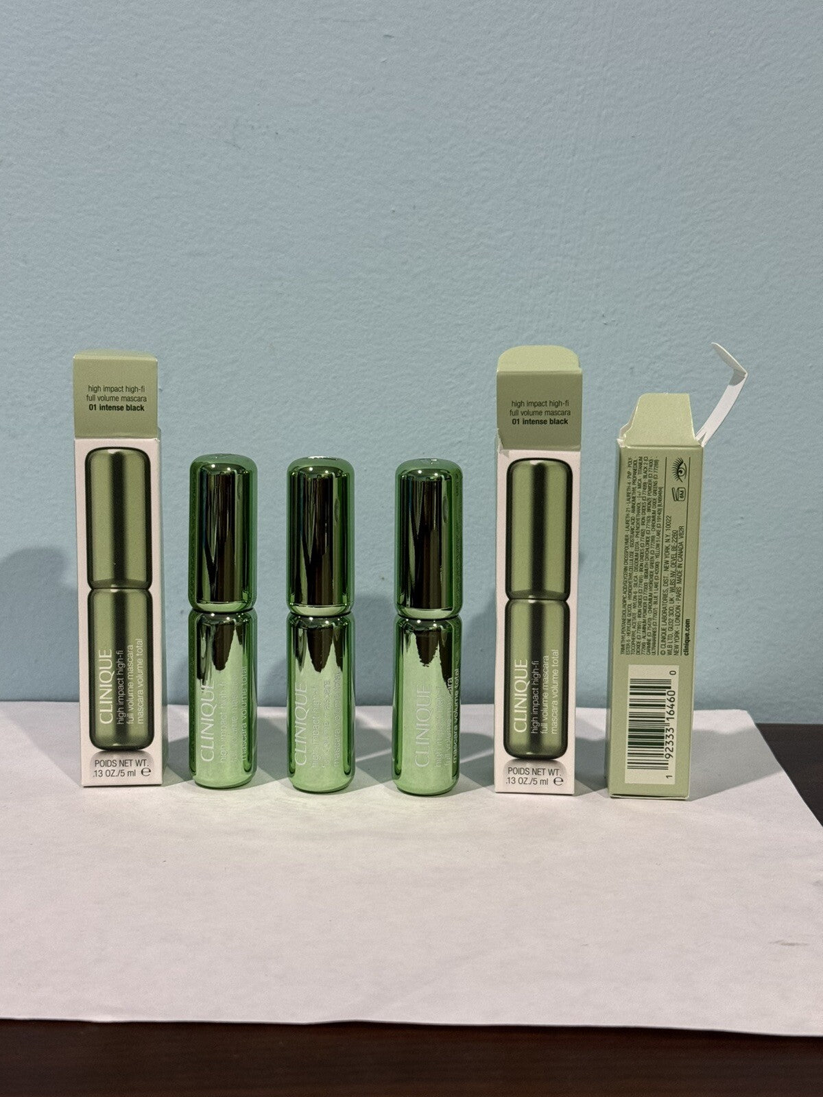 Clinique High Impact High-Fi Full Volume Mascara 01 Intense Black 5 ml Each