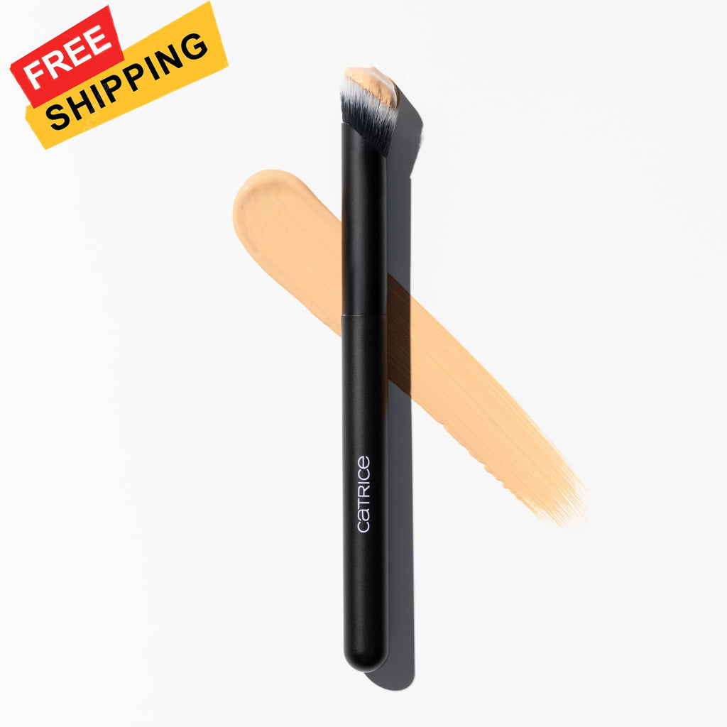 Under Eye Concealer Brush - Angled Makeup Tool for Precise Blending