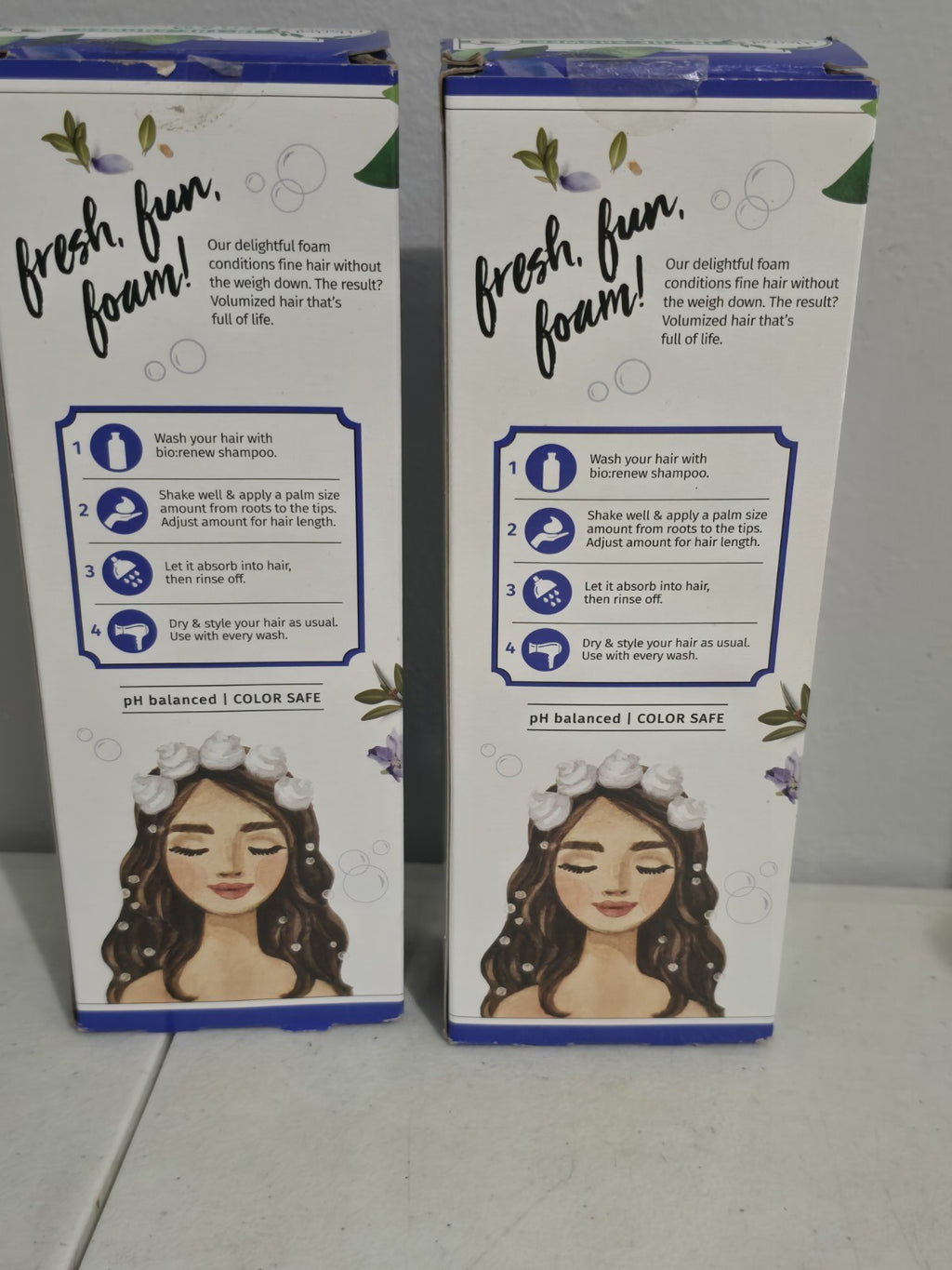 Herbal Essences Bio:Renew Blue Ginger Foam Conditioner - 2 Pack