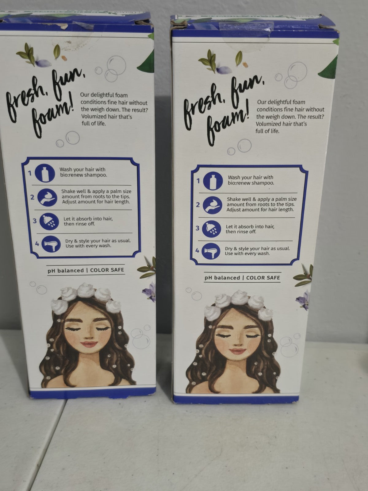 Herbal Essences Bio:Renew Blue Ginger Foam Conditioner - 2 Pack