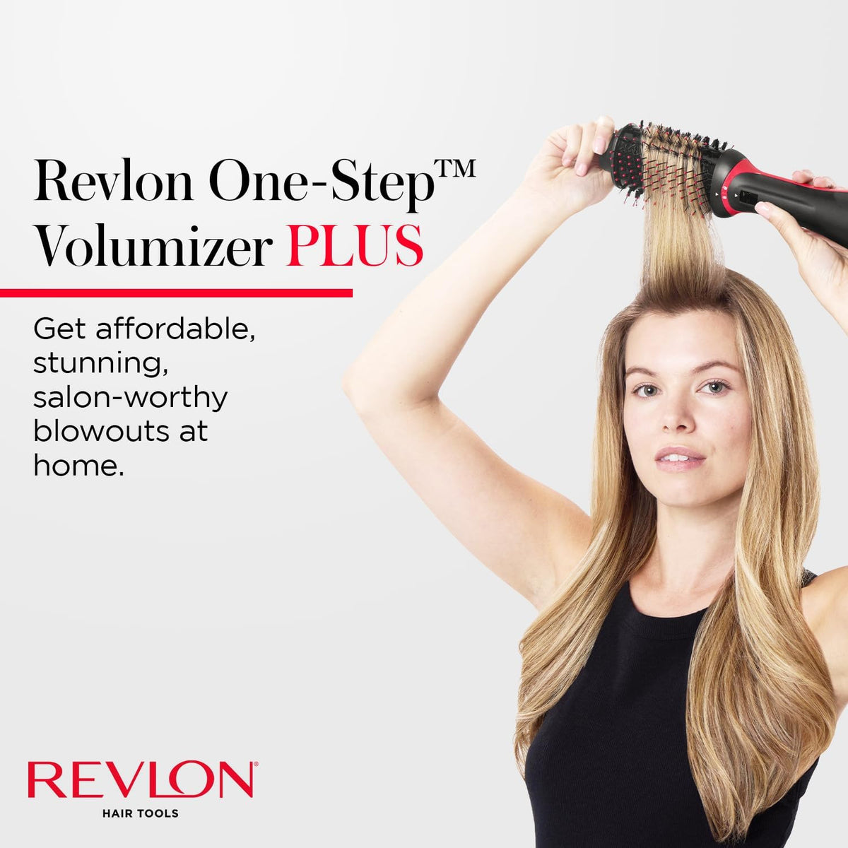 Revlon One-Step Volumizer Hair Dryer & Styler - 2.4 Inch Barrel, Black