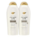 Nourishing Coconut Milk Shampoo & Conditioner Set - Hydrating Hair Care, 2 x 25.4 Fl Oz