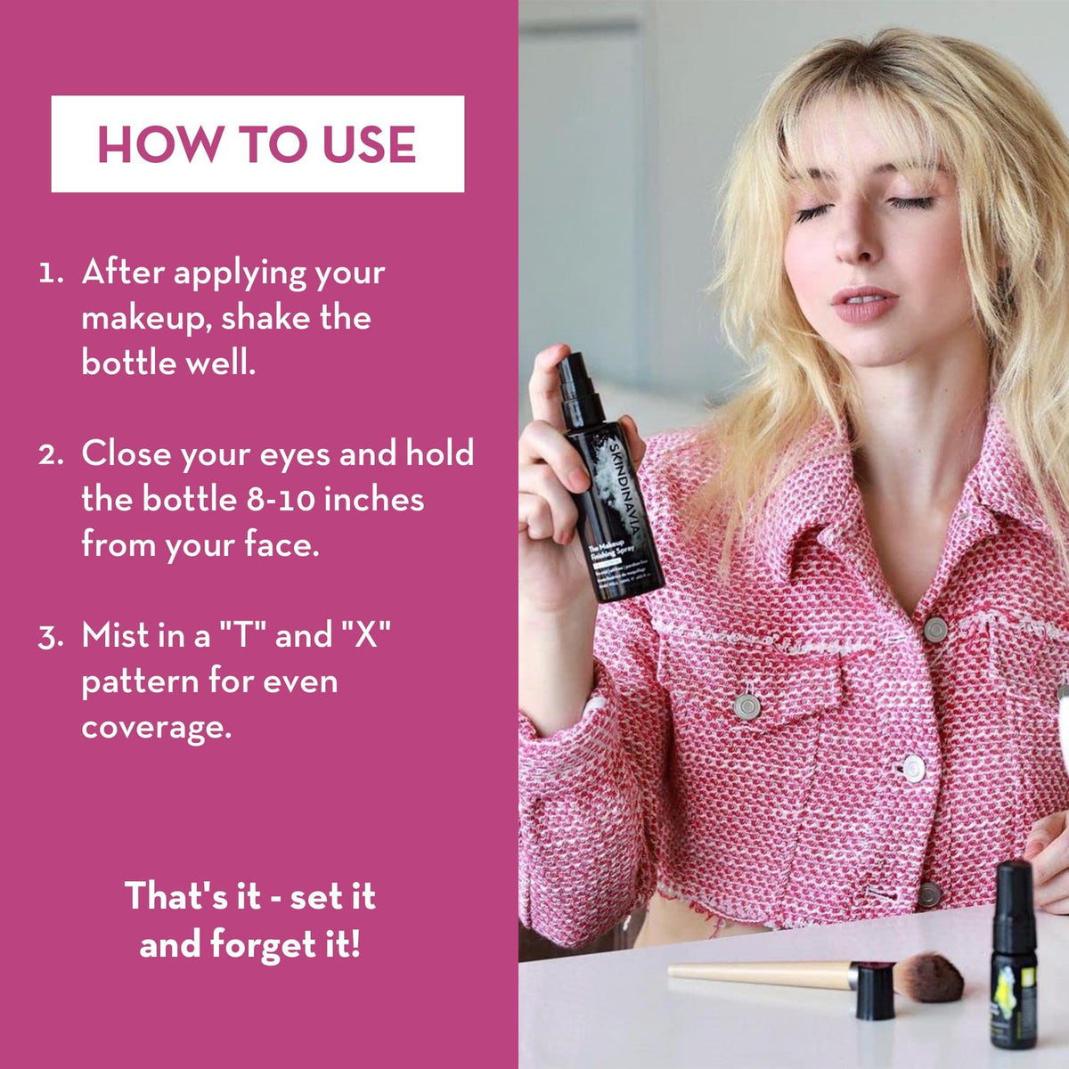 The Makeup Finishing Spray - Bridal Setting Spray with Cooling Technology, 2 oz