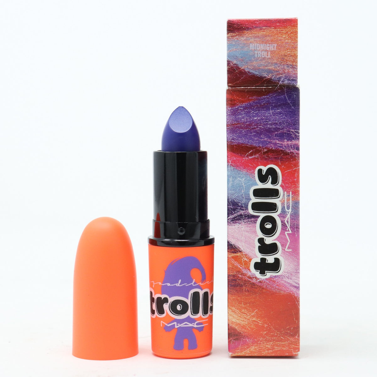 Mac Trolls Lipstick 0.1oz - Midnight Troll