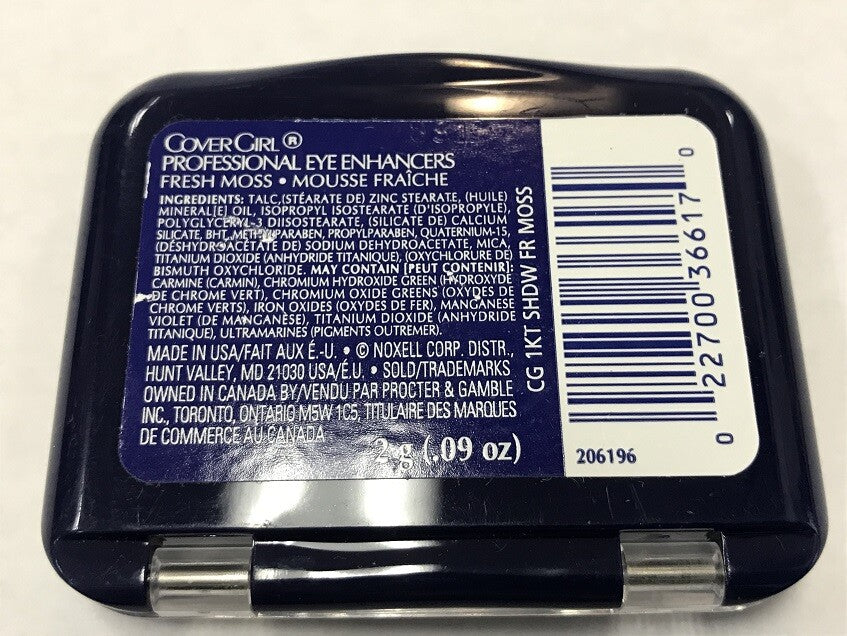 Cover Girl Eye Enhancers Eyeshadow Fresh Moss 2g No Applicator
