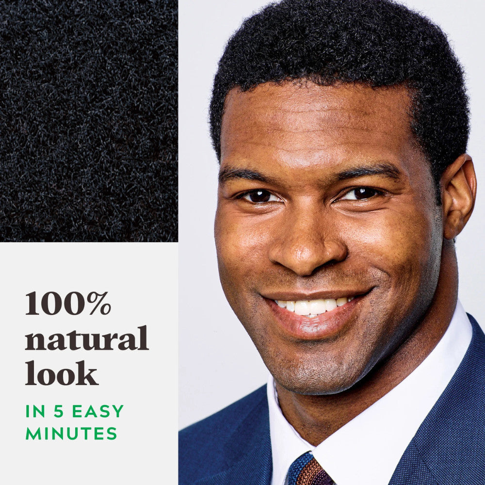 (3 Pack) Hair Dye for Men - Natural Look, Lasts 8 Weeks, Jet Black