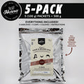 Auburn Henna Hair & Beard Dye Pack of 5 - Natural Botanical Color