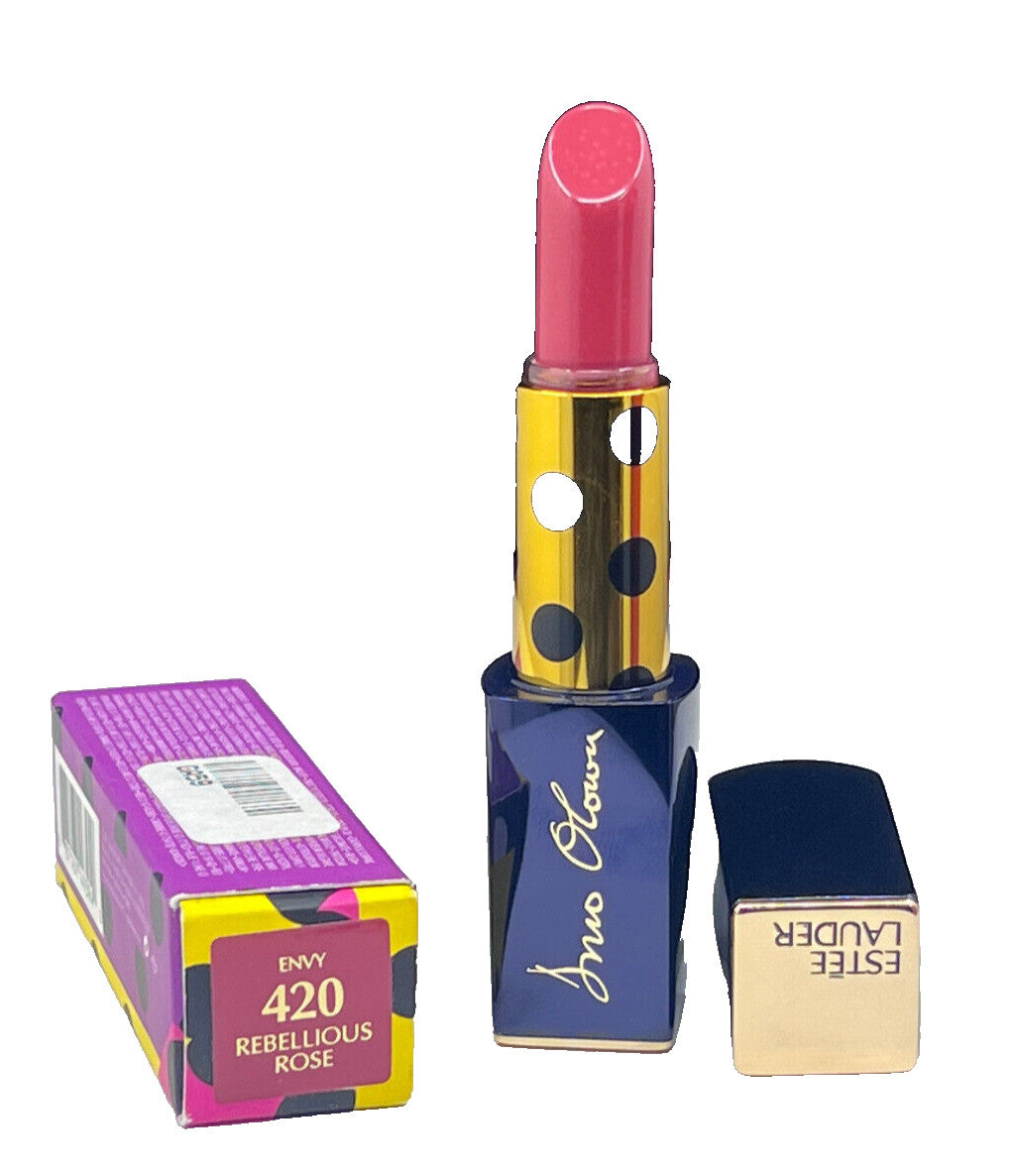 Estee Lauder x Duro Olowu Pure Color Envy Lipstick 420 Rebellious Rose