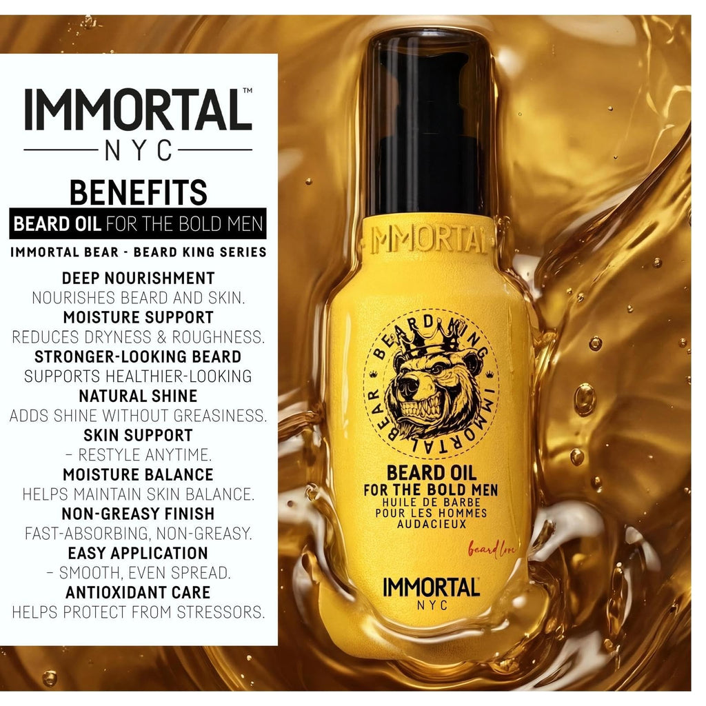 Beard Oil - Intense Nourishment & Natural Shine 3.4 oz Beard Grooming Oil