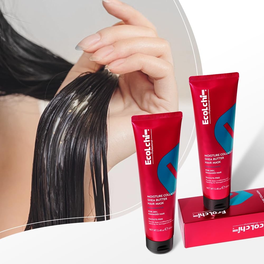 Deep Conditioning Hair Mask for Dry Hair with Collagen & Shea Butter