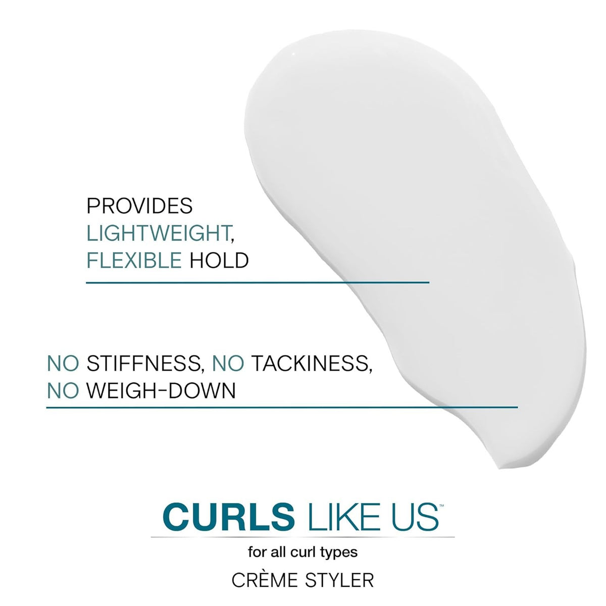 Curl Styling Cream for Hydrated, Defined Curls - 6.7 oz
