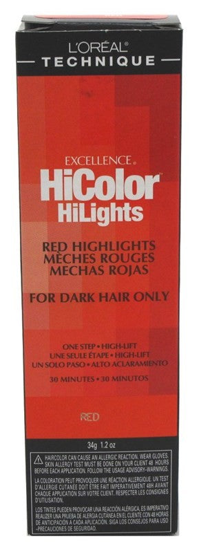 L'Oréal Excellence Hicolor Red Hair Color Kit 1.2oz - 3 Pack