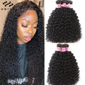 Indian Jerry Curly Hair Extensions - Virgin Human Hair Weave Bundles