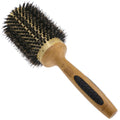 Small Hair Brush with Natural Bristle & Nylon Pins for Styling