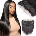 18-inch Brazilian Straight Human Hair Lace Frontal 13x4 HD Virgin Hair