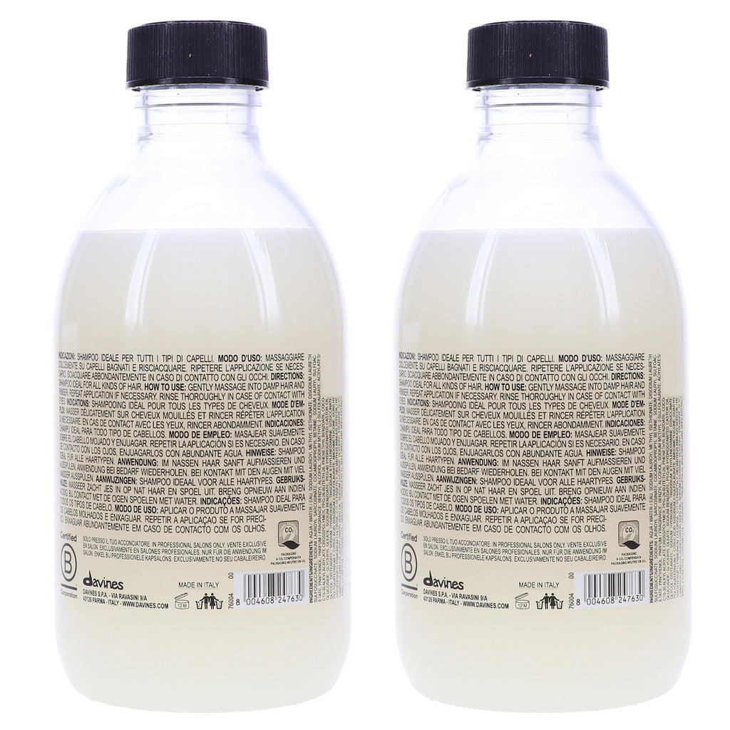 Davines OI Shampoo 9.47 oz Pack for Shiny, Voluminous Hair