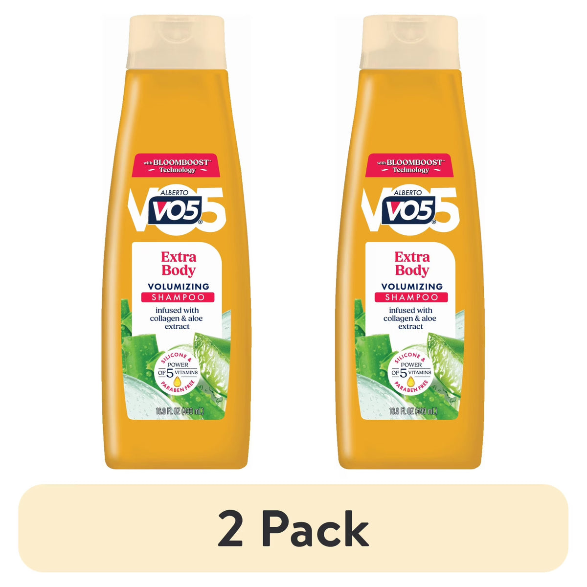 Volumizing Shampoo with Collagen & Aloe - Paraben-Free 16.9 oz 2 Pack