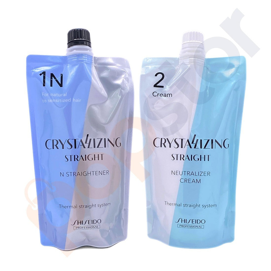 Hair Straightener & Neutralizer Set for Frizz-Free, Shiny Hair - 400g