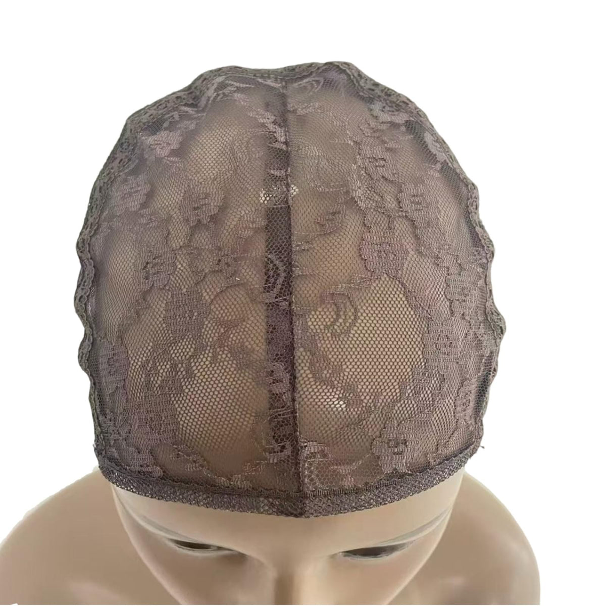 Breathable Adjustable Wig Cap for Hair Weaving & Making - Grey