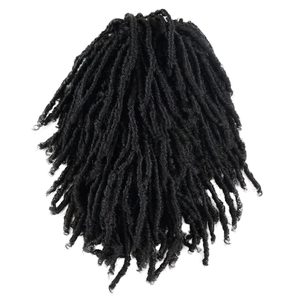 Men's Short Braided Wigs Afro Bob Dreadlocks Twist Hair for Men & Drag Queens