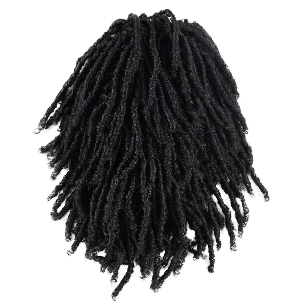 Men's Short Braided Wigs Afro Bob Dreadlocks Twist Hair for Men & Drag Queens