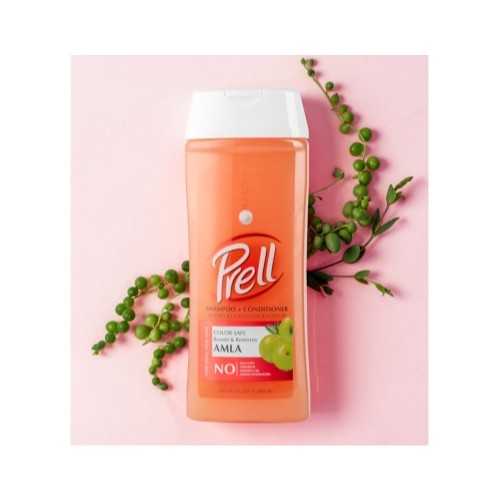 Prell AMLA Color-Safe Shampoo & Conditioner for Dull Fine Hair 13.5 fl oz