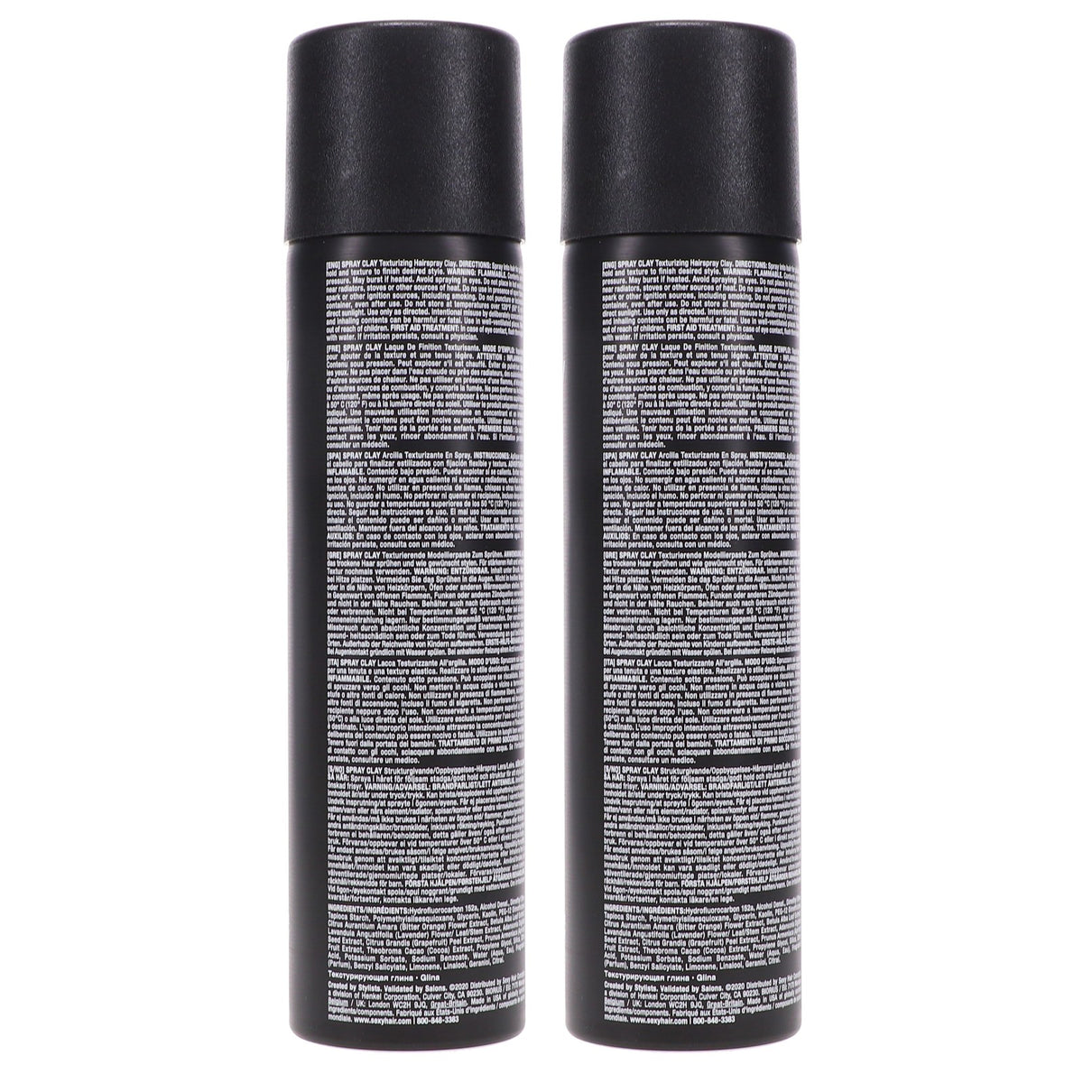 Hair Styling Spray Clay 4.4 oz Pack - Matte Finish, Texturizing Hold