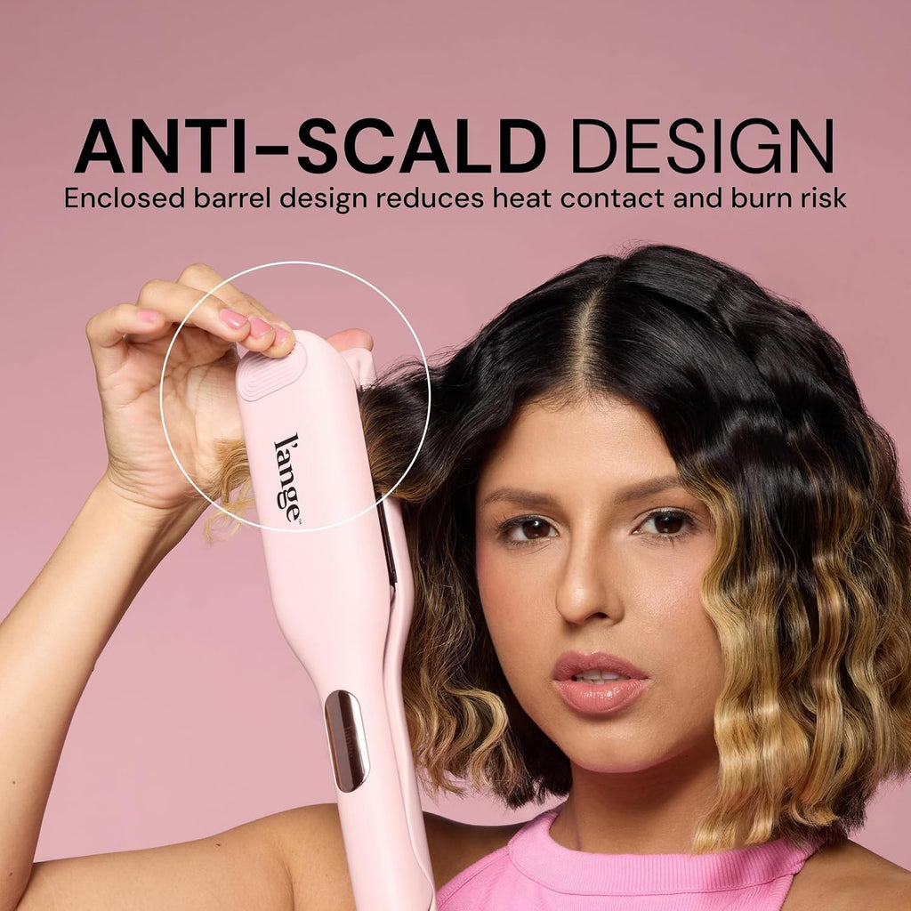 Deep Wave Hair Waver with Titanium 1-Inch 3-Barrel Styling Tool