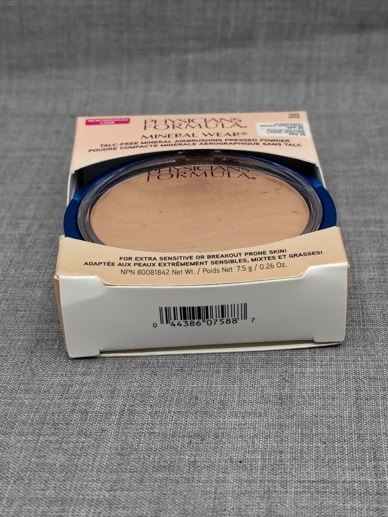Mineral Wear Talc-Free Pressed Powder Beige - Flawless Airbrushing Finish