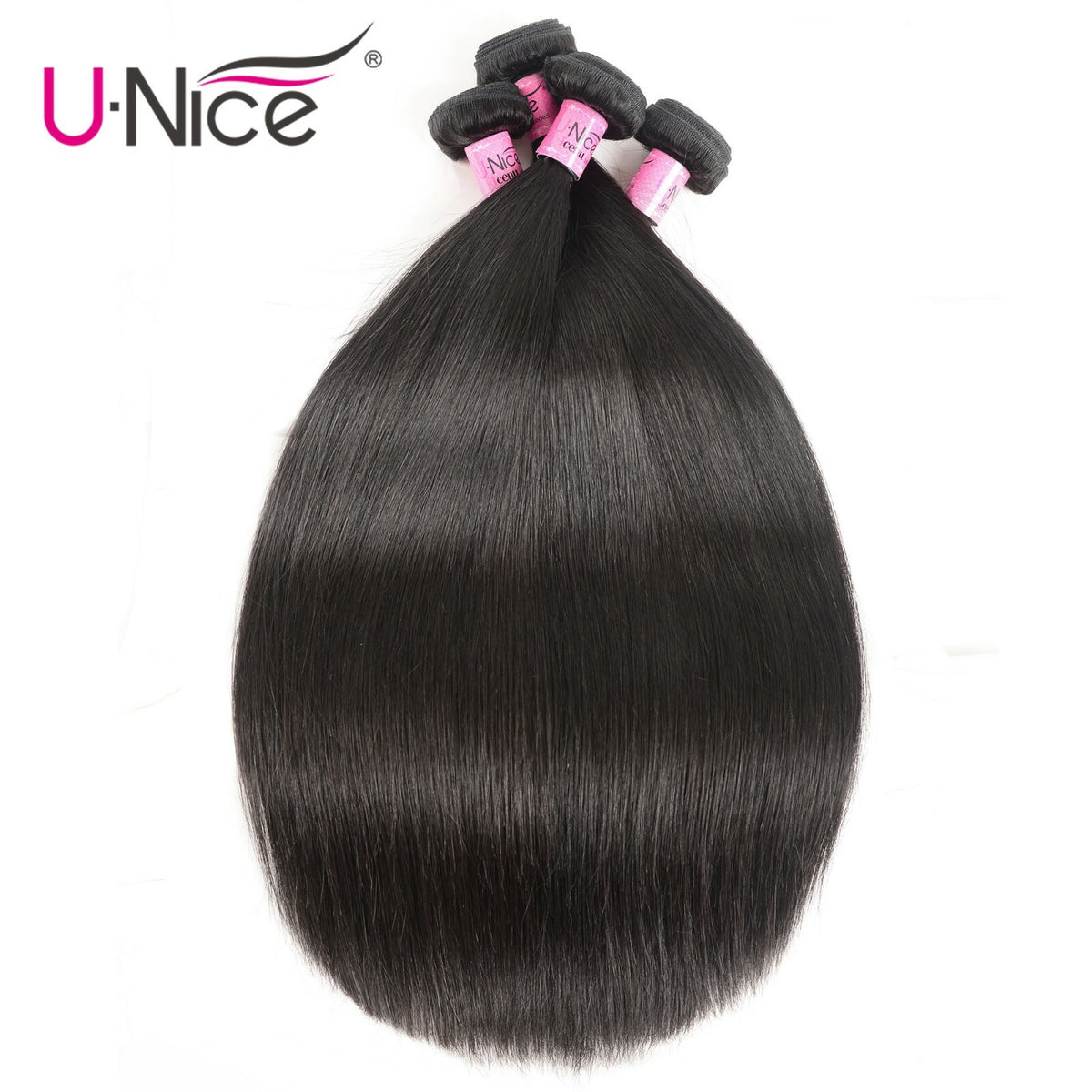 Unice Hair Indian Straight Hair Extensions Virgin Human Hair Weaves - Multiple Lengths