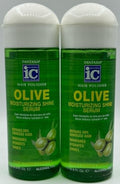 Olive Moisturizing Hair Serum 2-Pack - Shine & Repair for Dry Damaged Hair