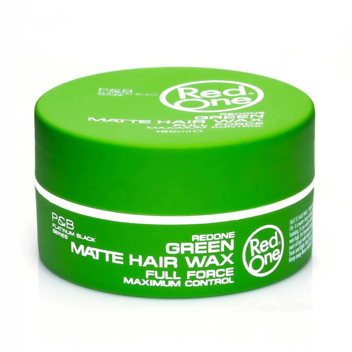 RedOne Green Matte Hair Wax 150ml - Natural Hold & Matte Finish for All Hair Types