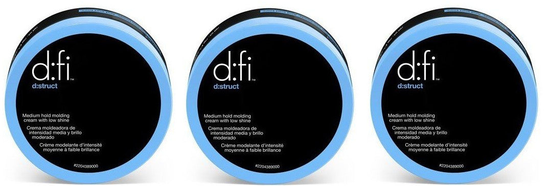 Medium Hold Molding Creme for Hair - Matte Finish, 3 Pack 2.65 Oz