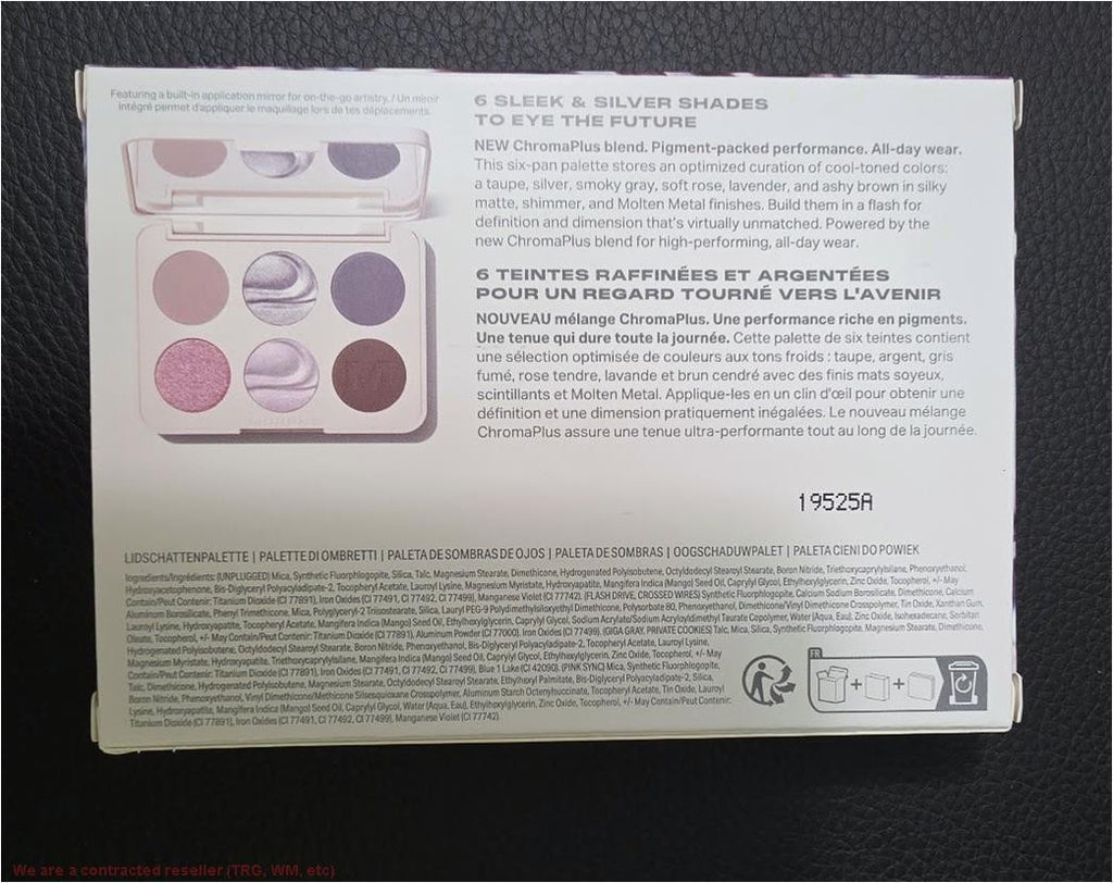 Morphe Cyber Chrome Eyeshadow Palette - 7.5g Vibrant & Creaseproof Makeup