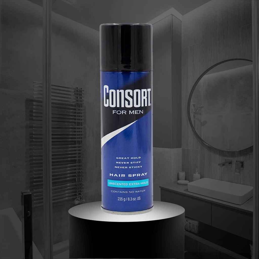 Men's Unscented Extra-Hold Hairspray - 8.3 oz, Shine Enhancing, 4 Pack
