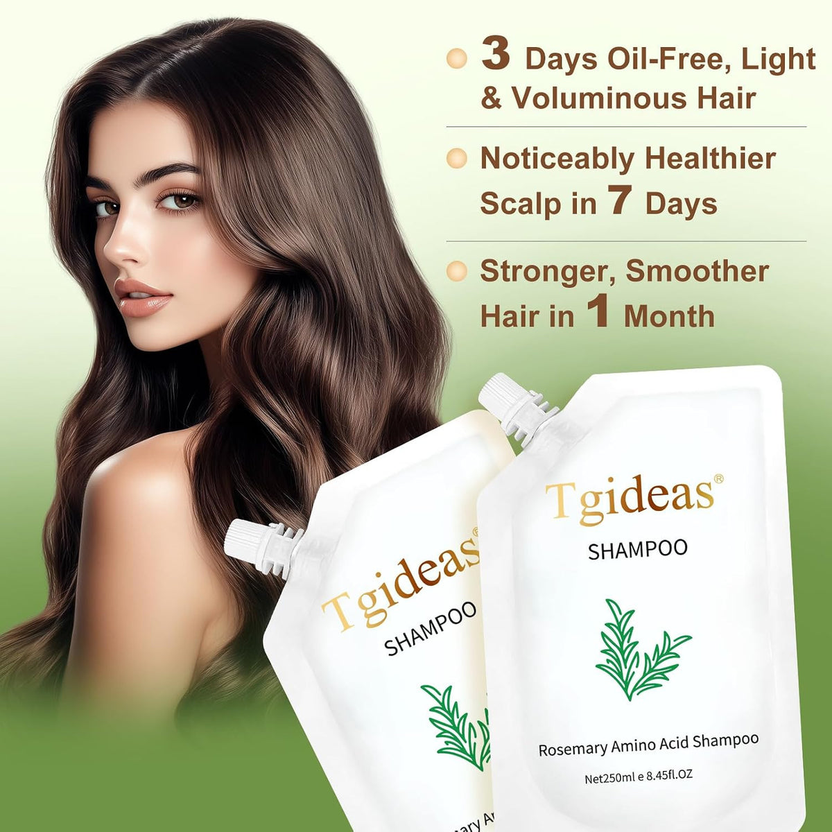 Amino Acid Shampoo for Thinning Hair & Fuller Volume - 2 Pack
